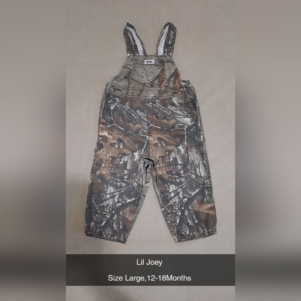 Toddler boys camo bibs